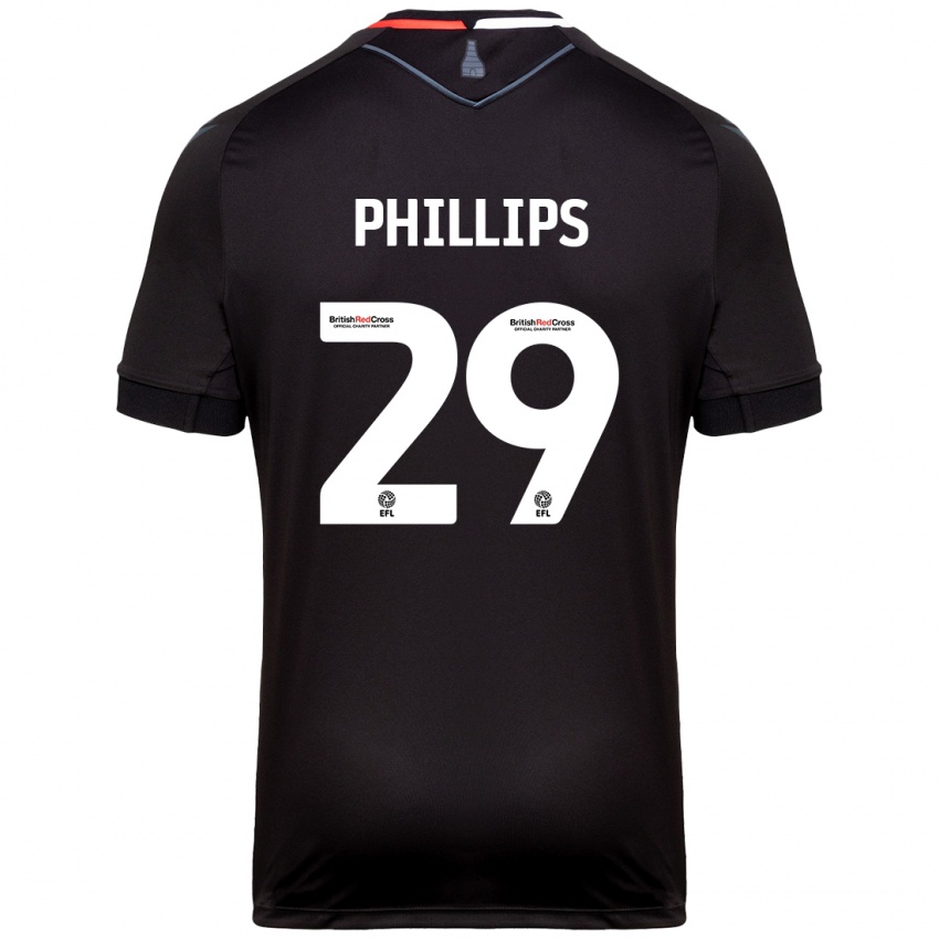 Kobiety D'margio Wright-Phillips #29 Czarny Wyjazdowa Koszulka 2024/25 Koszulki Klubowe