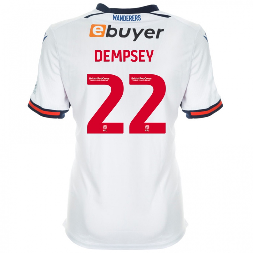 Dzieci Kyle Dempsey #22 Biały Domowa Koszulka 2024/25 Koszulki Klubowe