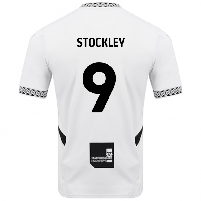 Dzieci Jayden Stockley #9 Biały Domowa Koszulka 2024/25 Koszulki Klubowe