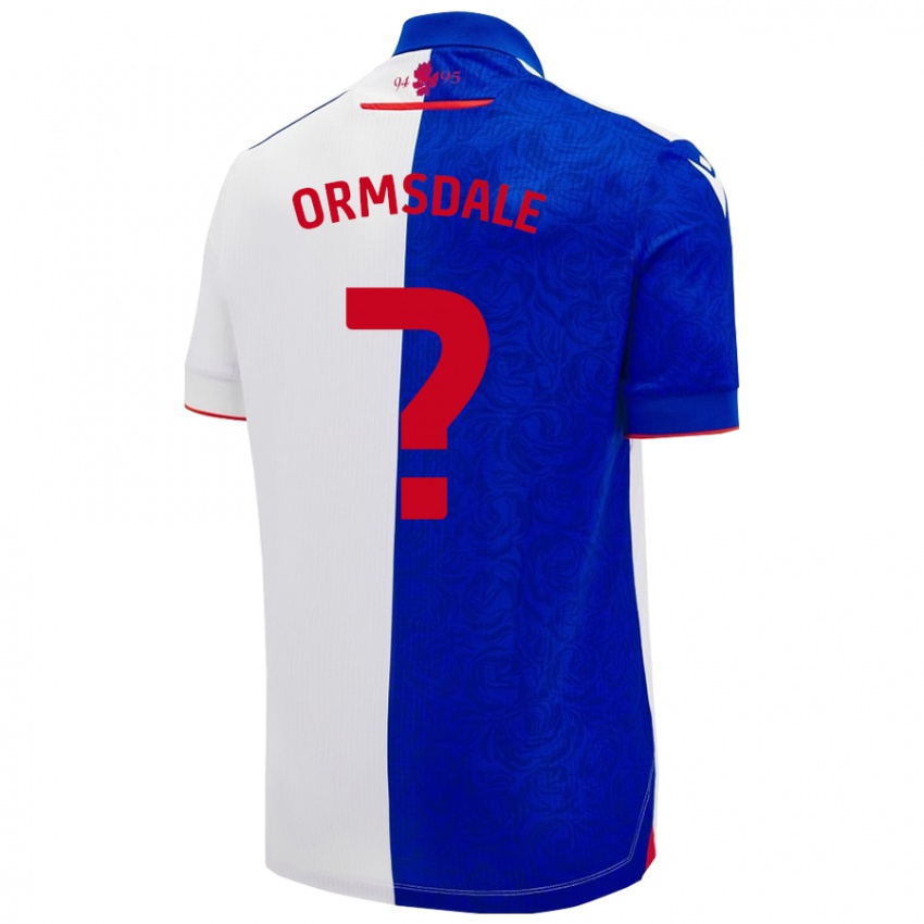 Dzieci Brandon Ormsdale #0 Niebieski Biały Domowa Koszulka 2024/25 Koszulki Klubowe