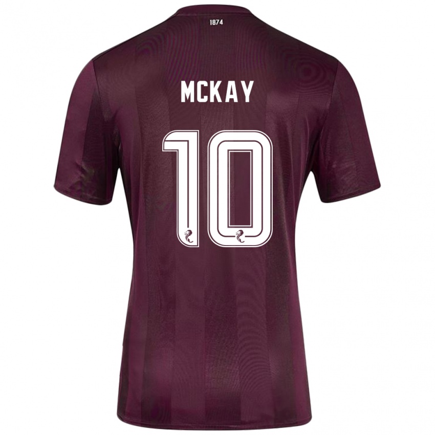 Dzieci Barrie Mckay #10 Burgundowy Domowa Koszulka 2024/25 Koszulki Klubowe