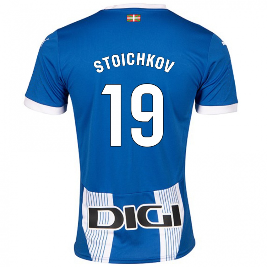 Dzieci Stoichkov #19 Niebieski Domowa Koszulka 2024/25 Koszulki Klubowe