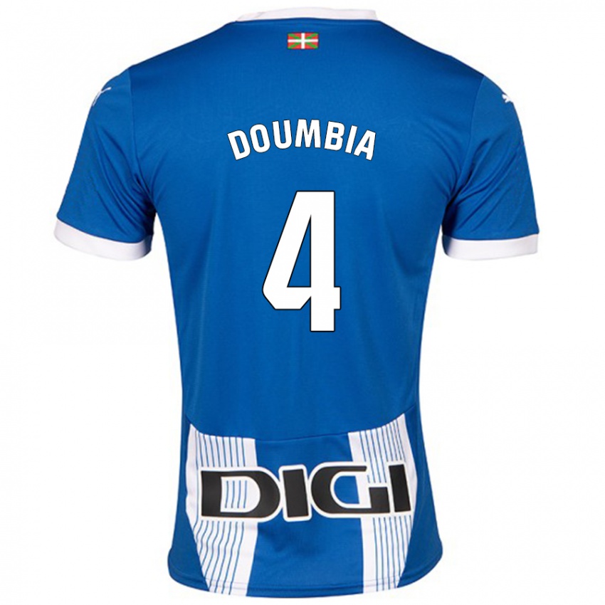 Dzieci Daouda Doumbia #4 Niebieski Domowa Koszulka 2024/25 Koszulki Klubowe