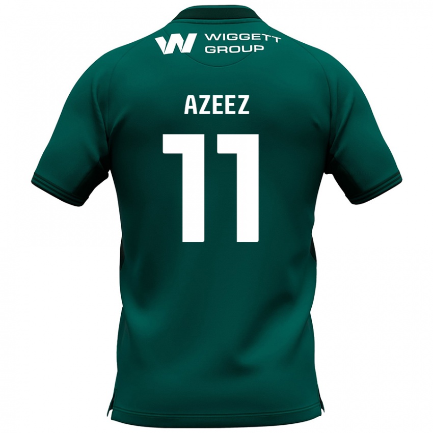 Dzieci Femi Azeez #11 Zielony Wyjazdowa Koszulka 2024/25 Koszulki Klubowe