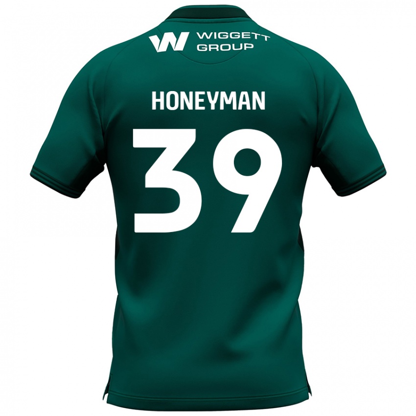 Dzieci George Honeyman #39 Zielony Wyjazdowa Koszulka 2024/25 Koszulki Klubowe