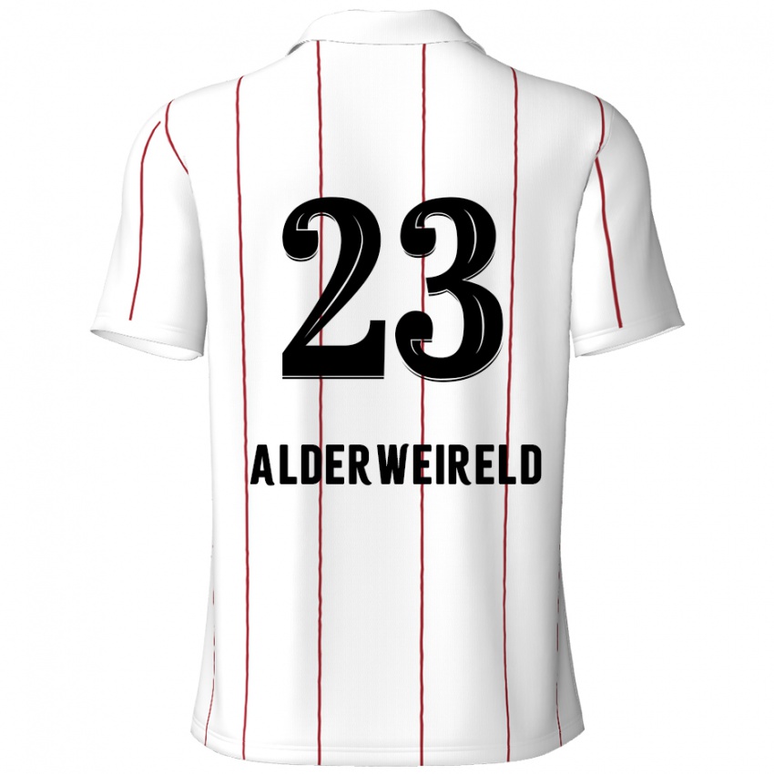 Dzieci Toby Alderweireld #23 Biały Czarny Wyjazdowa Koszulka 2024/25 Koszulki Klubowe