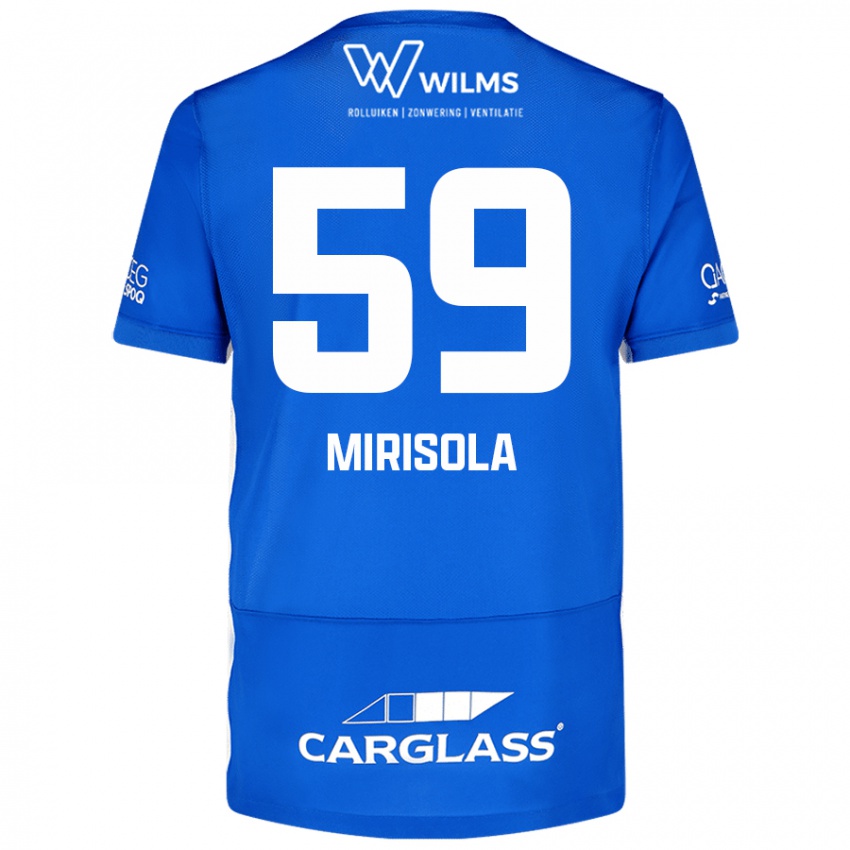 Męski Robin Mirisola #59 Niebieski Domowa Koszulka 2024/25 Koszulki Klubowe