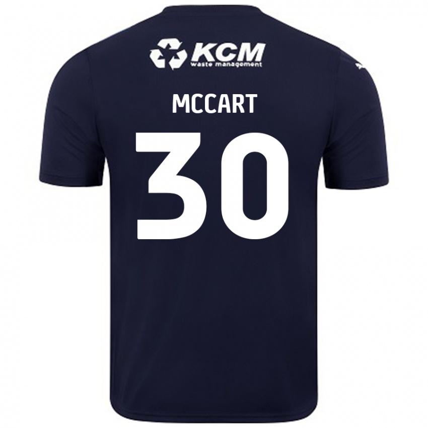 Męski Jamie Mccart #30 Granatowy Wyjazdowa Koszulka 2024/25 Koszulki Klubowe