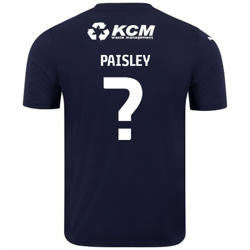 Męski Mckenzie Paisley #0 Granatowy Wyjazdowa Koszulka 2024/25 Koszulki Klubowe