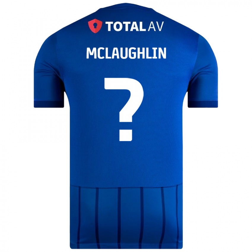 Kobiety Erin Mclaughlin #0 Niebieski Domowa Koszulka 2024/25 Koszulki Klubowe