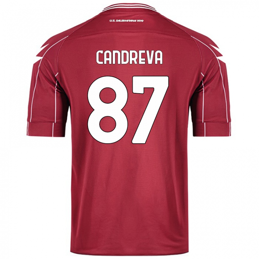 Kobiety Antonio Candreva #87 Burgundowy Domowa Koszulka 2024/25 Koszulki Klubowe