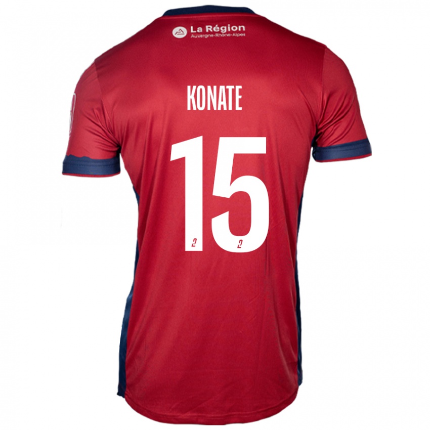 Kobiety Cheick Oumar Konaté #15 Jasny Bordowy Domowa Koszulka 2024/25 Koszulki Klubowe