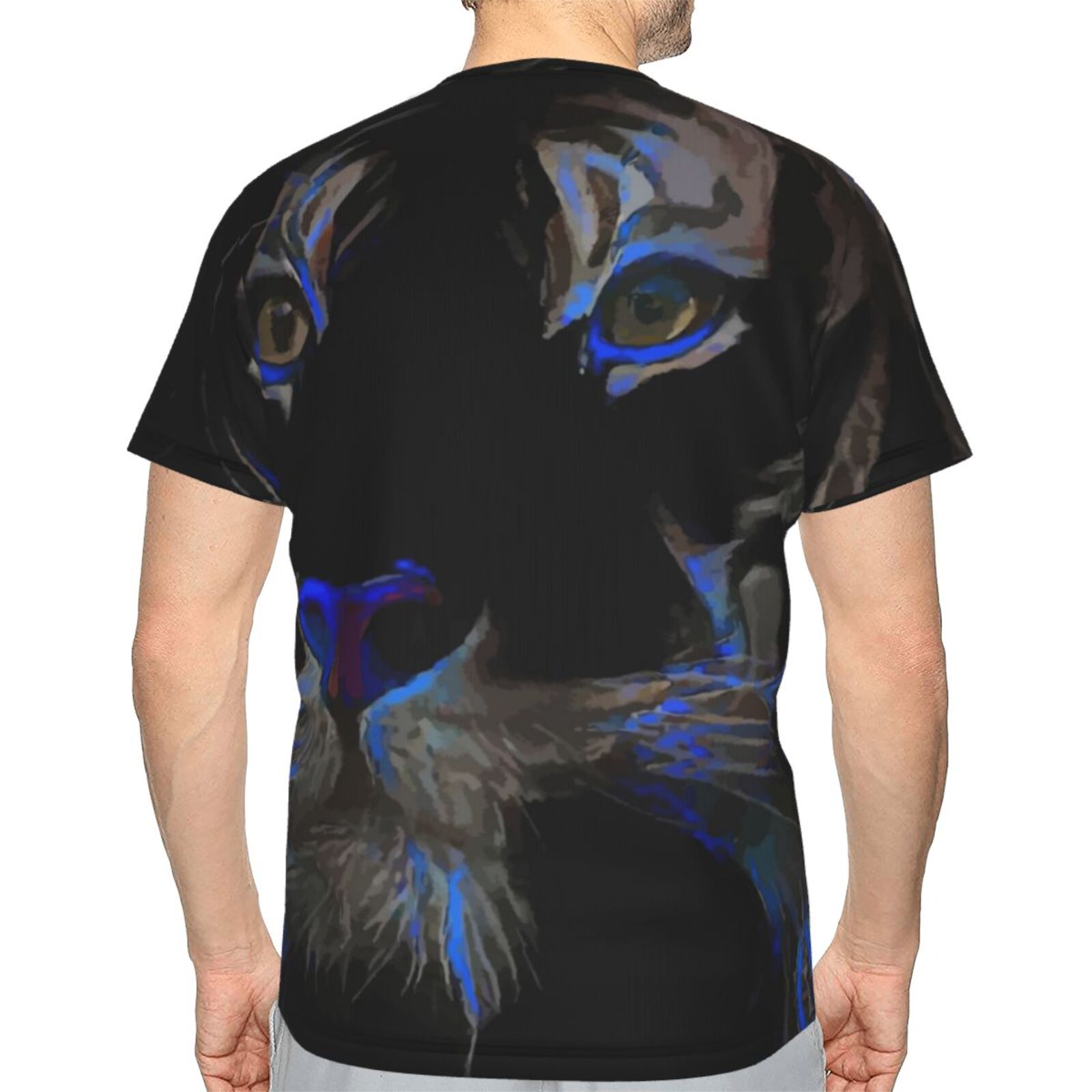 Koszulka Klasyczny Tzaryo Tygrys Elementy Mieszane Mediów